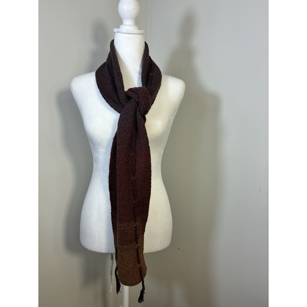 Smartwool Scarf Rectangular 100% Wool Colorful Wi… - image 1
